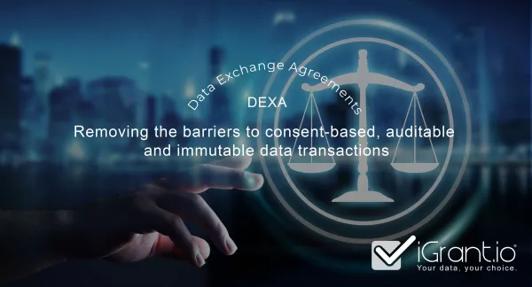 iGrant.io publishes a whitepaper on 'Data exchange agreements for consent-based, auditable and immutable data transactions'