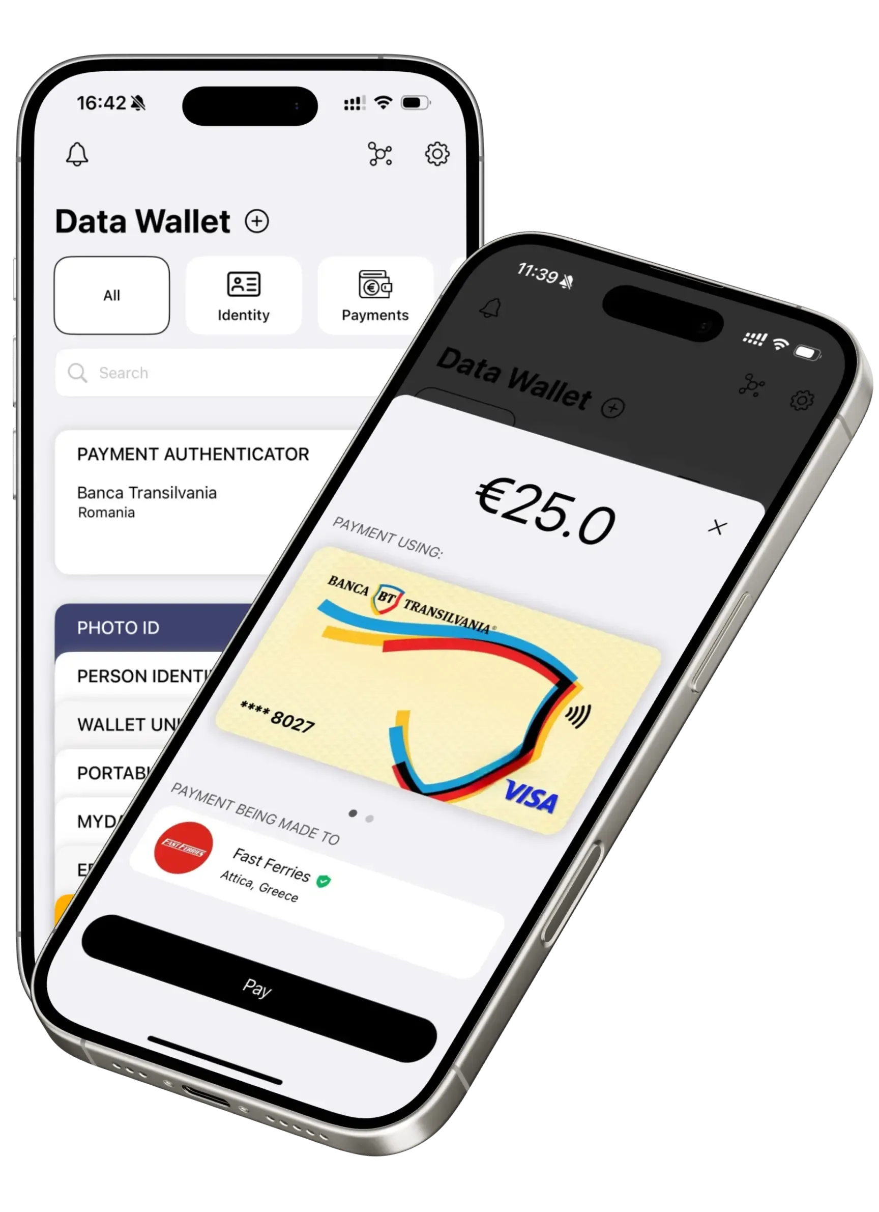 Payments data wallet image